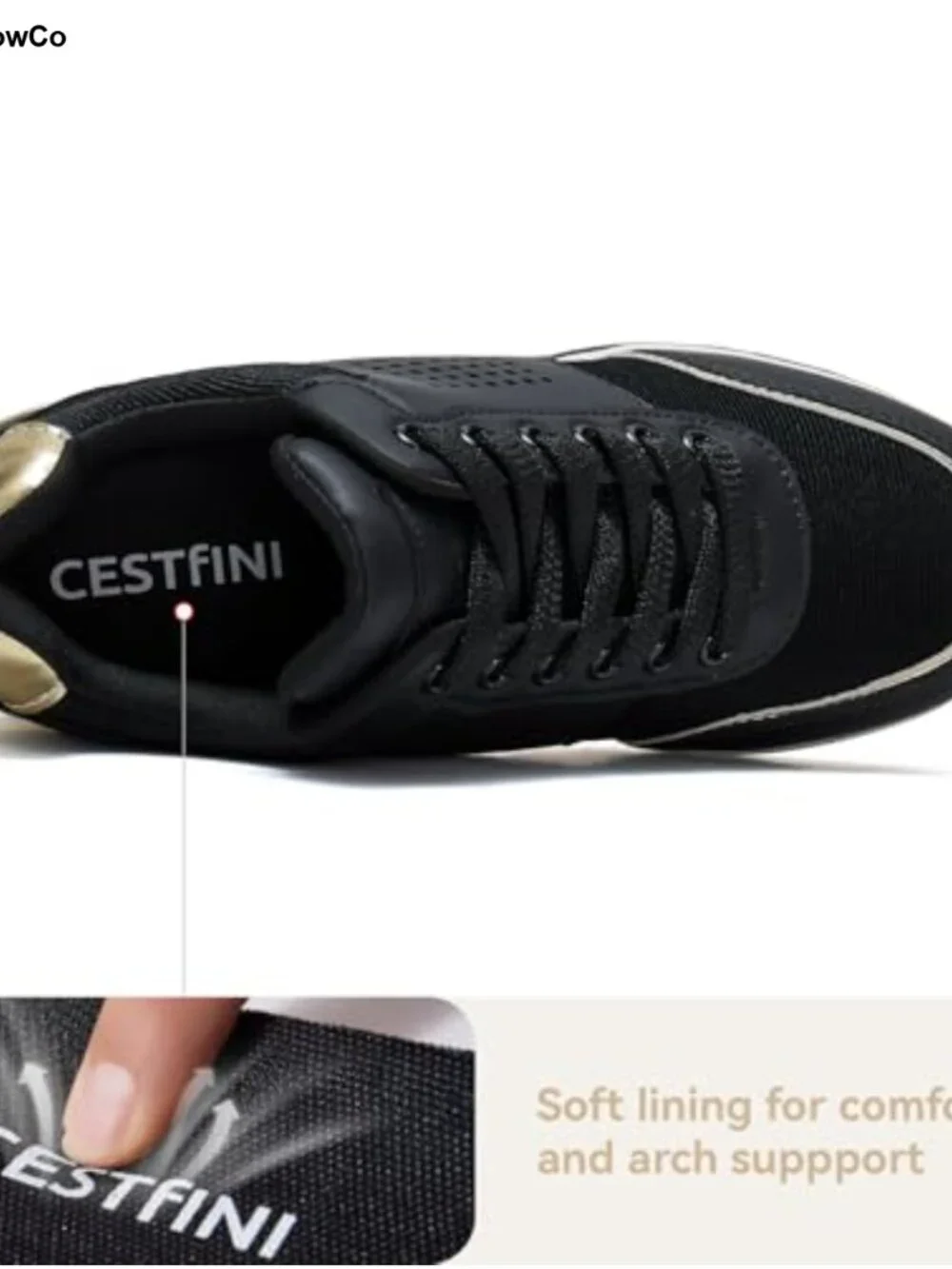 Wedge Sneakers Non-Slip Cushioned Lightweight Fashion